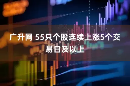 广升网 55只个股连续上涨5个交易日及以上